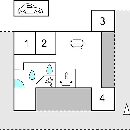 Gemütliches Haus In Sjølund Mit Sauna * Sjolund